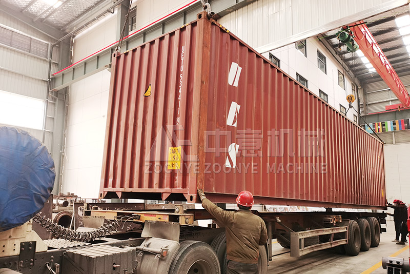 砂石生产线发往印度