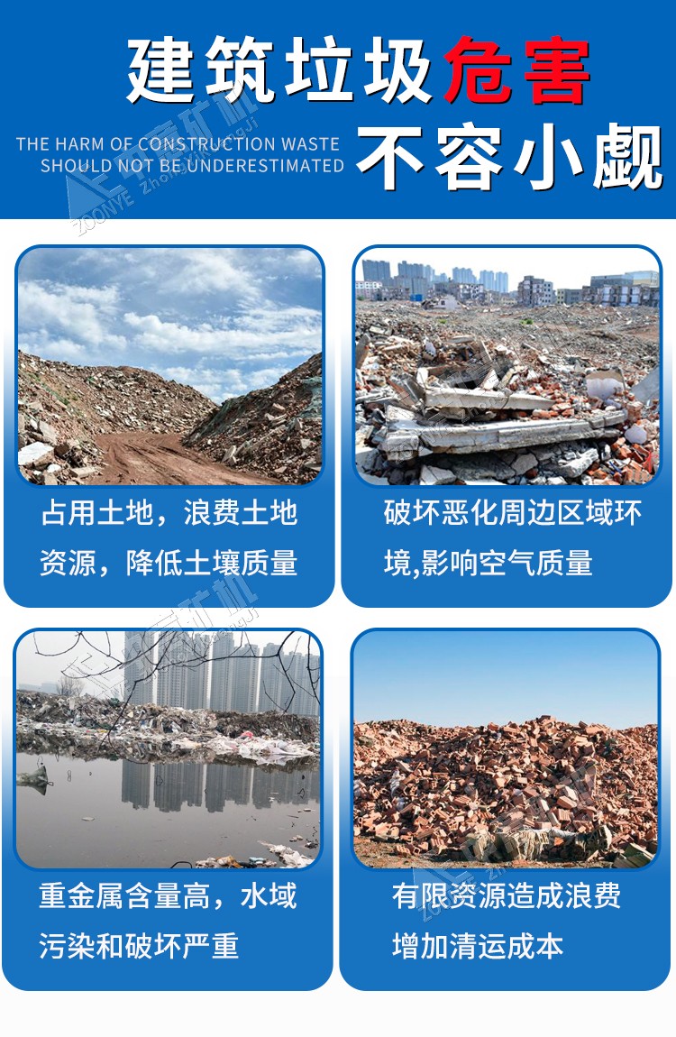 建筑垃圾分类设备再生利用