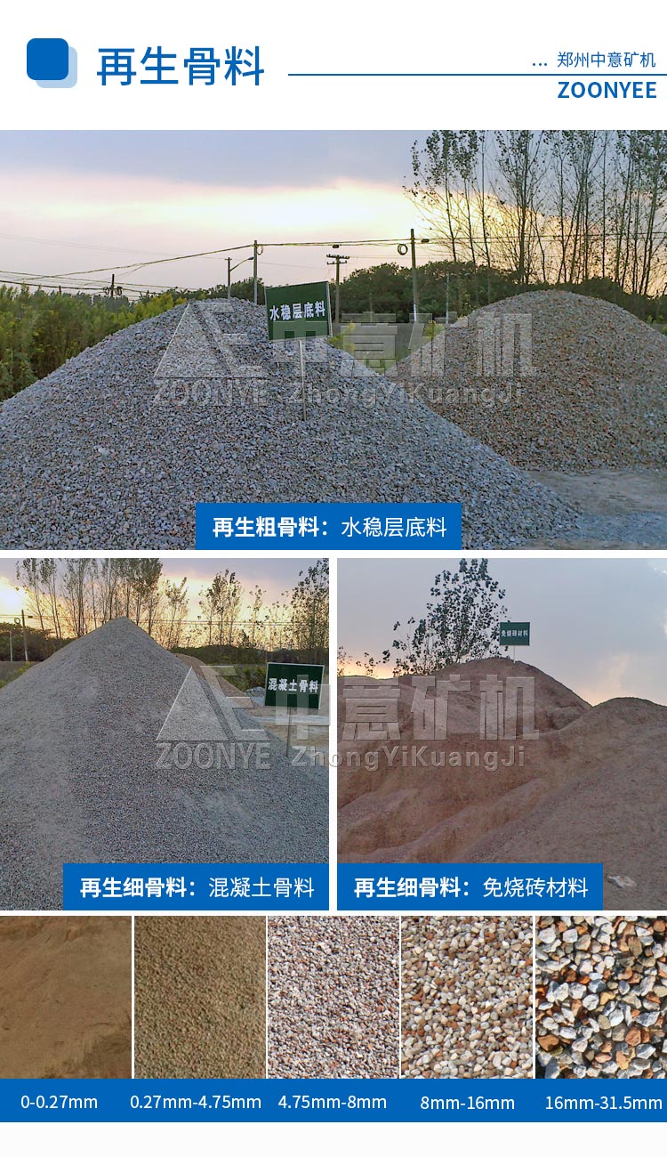 建筑装修垃圾无害化全套处置设备再生利用