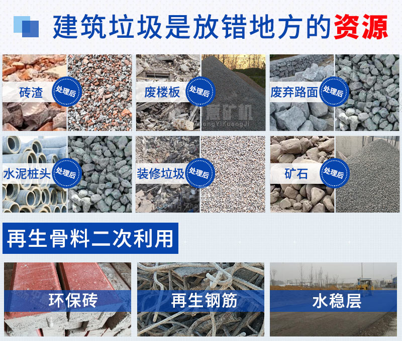 建筑石子全自动分拣设备应用场景