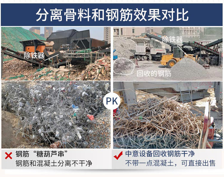 混凝土块回收设备应用场景