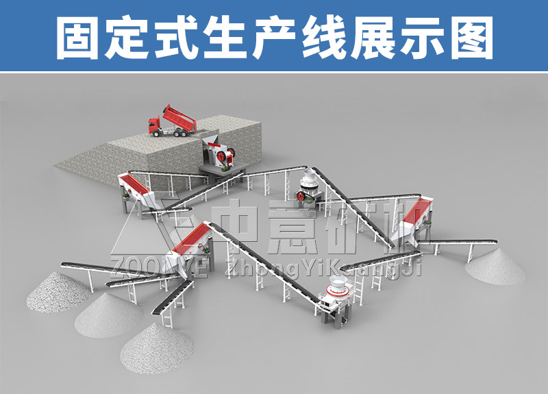 粉碎石子设备工艺流程
