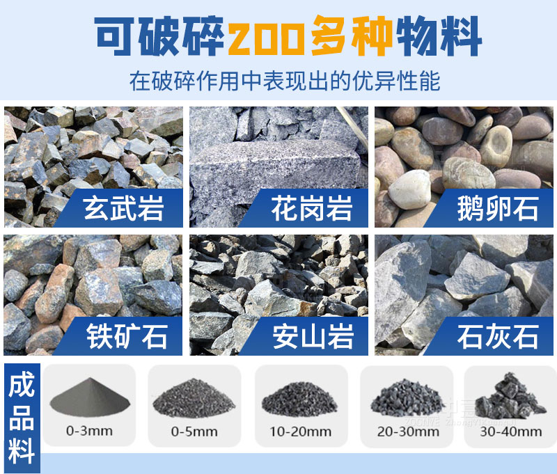 粉碎石子设备应用场景