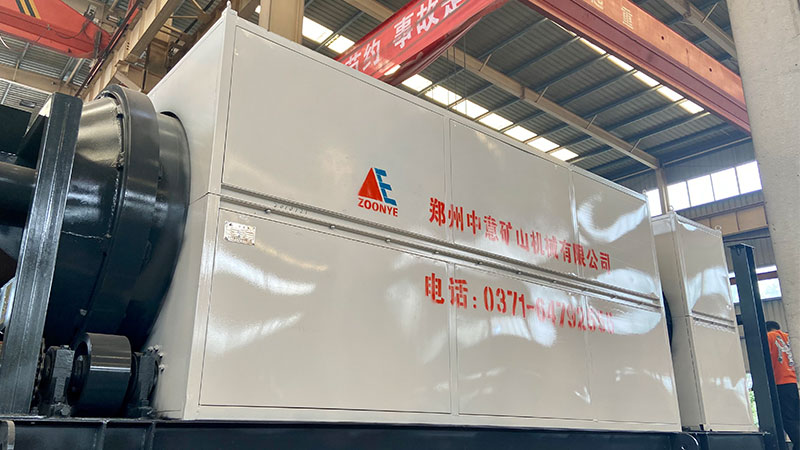 建筑渣土处理机器滚筒筛工厂实拍图片