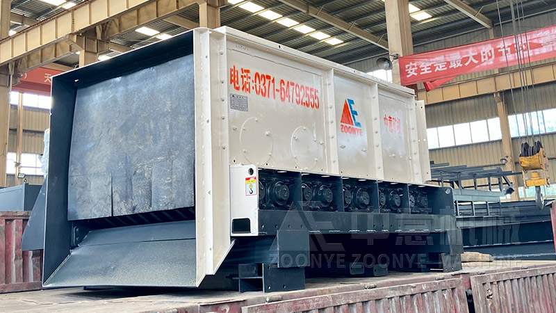 废旧建筑材料处理整套设备滚轴筛工厂实拍图片
