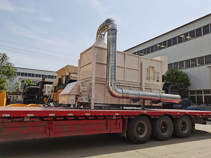 建筑装修垃圾机械分拣机器风选机实地工厂图片