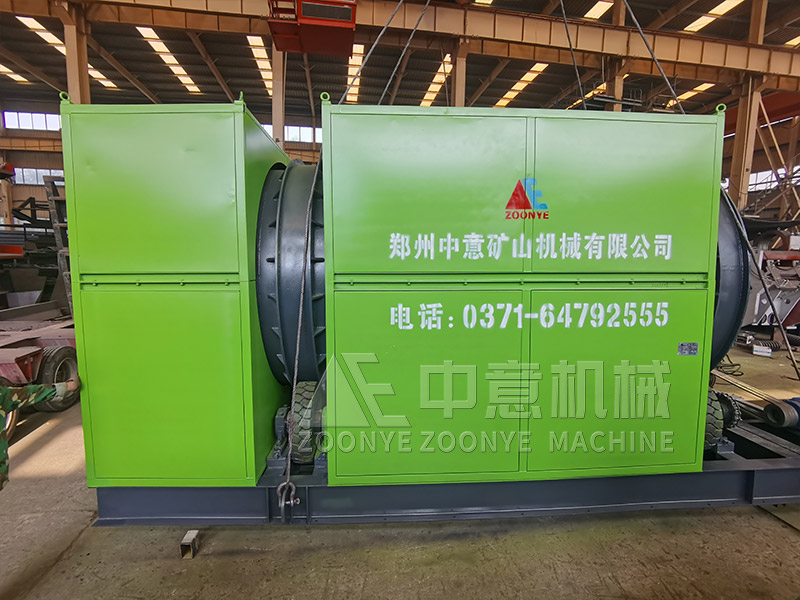 建筑废物成套处理机械滚筒筛实地工厂图片
