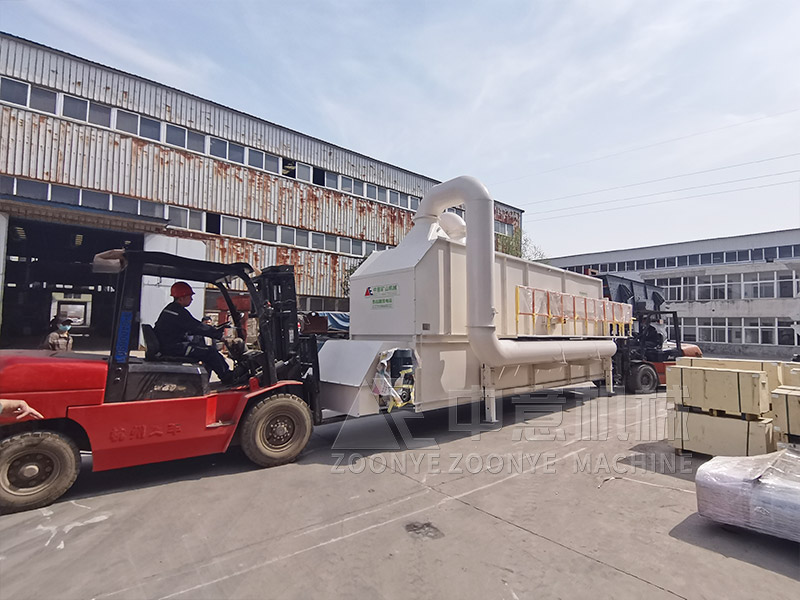 工业大型废物筛分处理工艺流程风选机实地工厂图片