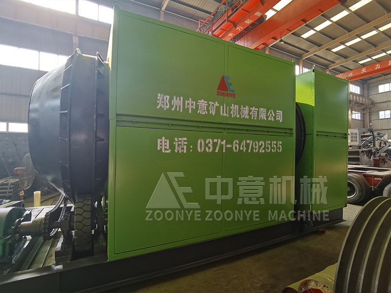 装饰垃圾筛选设备滚筒筛实地工厂图片
